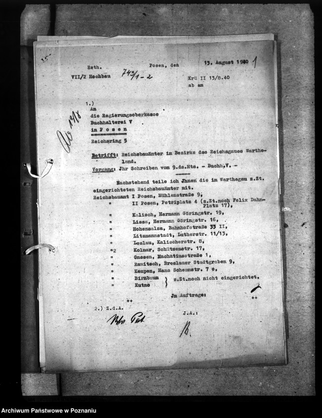 Obraz 5 z jednostki "Rozliczenia budowlane - korespondencja"