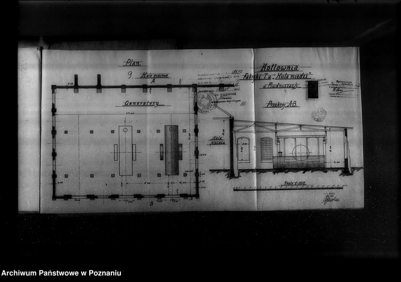 Obraz 14 z jednostki ""Huta miedzi" w Rudniczach powiat poznański nr porządkowy kotła 106"