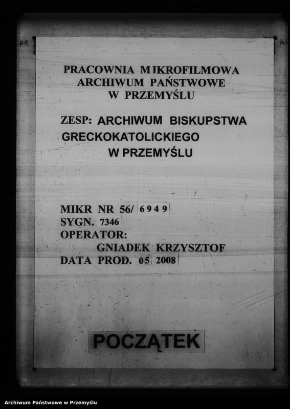 image.from.unit.number "[Kopie ksiąg metrykalnych parafii Arłamowska Wola (dekanat Mościska)]"