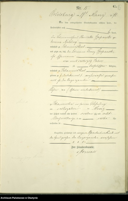 image.from.unit.number "Sterbe-Haupt-Register Nr 1 - 77"