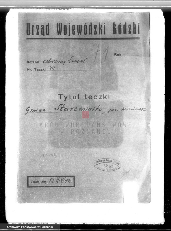 Obraz 4 z jednostki "Majątek Staremiasto powiat koniński /nadzór nad gospodarką leśną/"