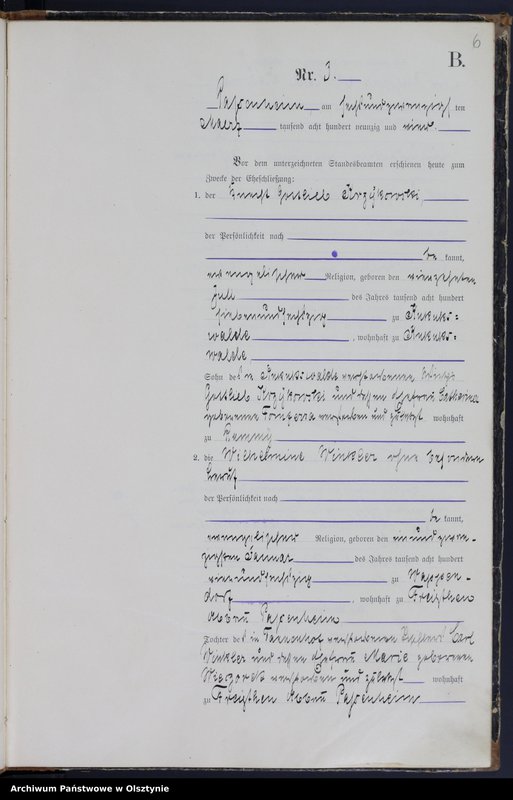 image.from.unit.number "Heiraths-Haupt-Register Nr 1 - 15"