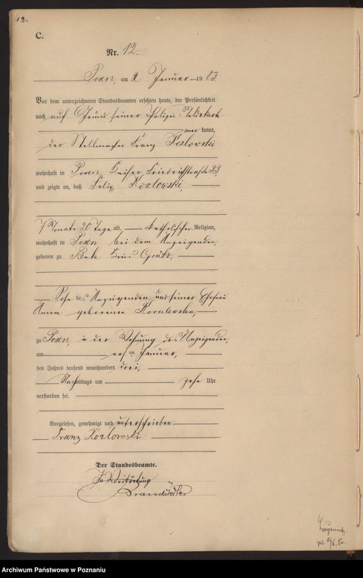 Obraz 15 z jednostki "Księga zgonów tom I"