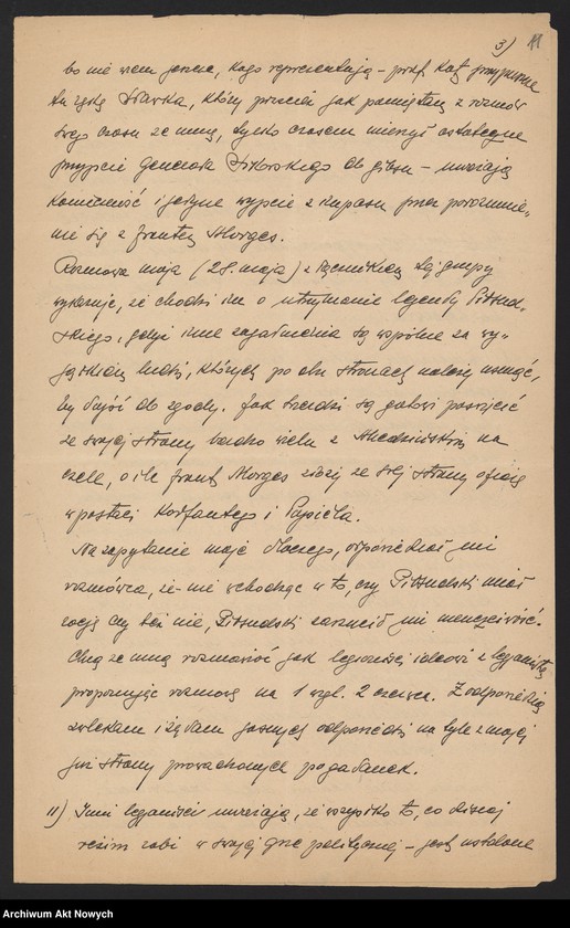 image.from.unit.number "Modelski Izydor, pułkownik. Sytuacja w Polsce. Stosunki w wojsku i w obozie rządzącym."