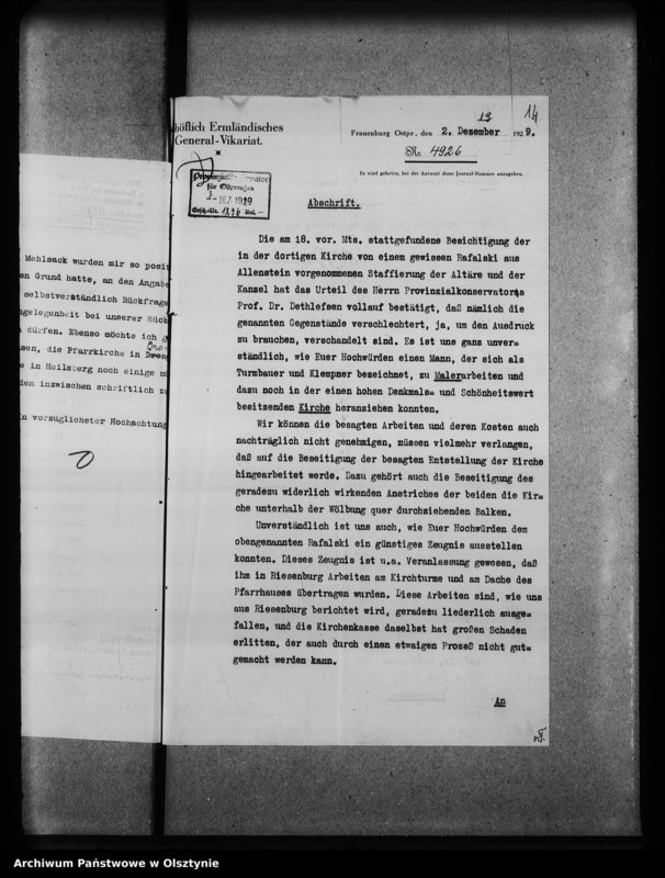 Obraz 19 z jednostki "Klaukendorf, katholische Kirche"