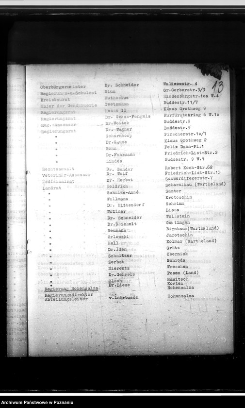 Obraz 18 z jednostki "Einladungsliste (na uroczystości państwowe itp.)"