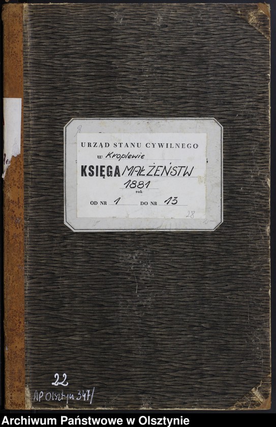 image.from.unit.number "Heiraths-Neben-Register Nr 1- 13"