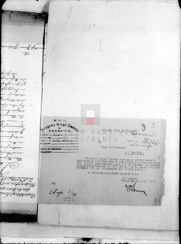 Obraz 7 z jednostki "/Sprawy przewłaszczeniowa Aleksandrowa powiat szubińskiego /dwór Piechcin/"