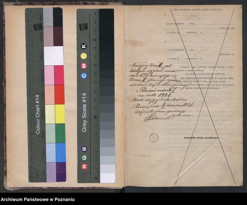 Obraz 3 z jednostki "Księga miejscowa małżeństw tom III [Rejestr główny małżeństw]"