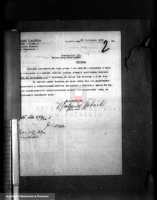 image.from.unit.number "Majętność leśna Lechlin powiat wągrowiecki"