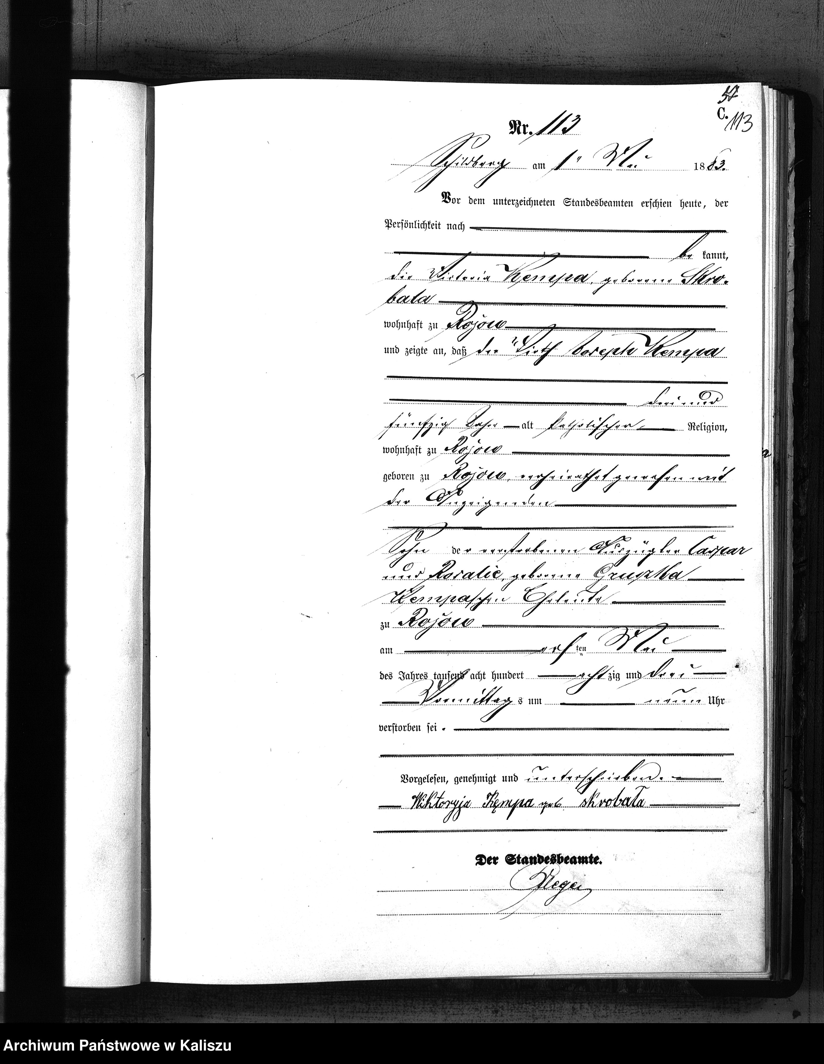 Skan z jednostki: [Księga zgonów]