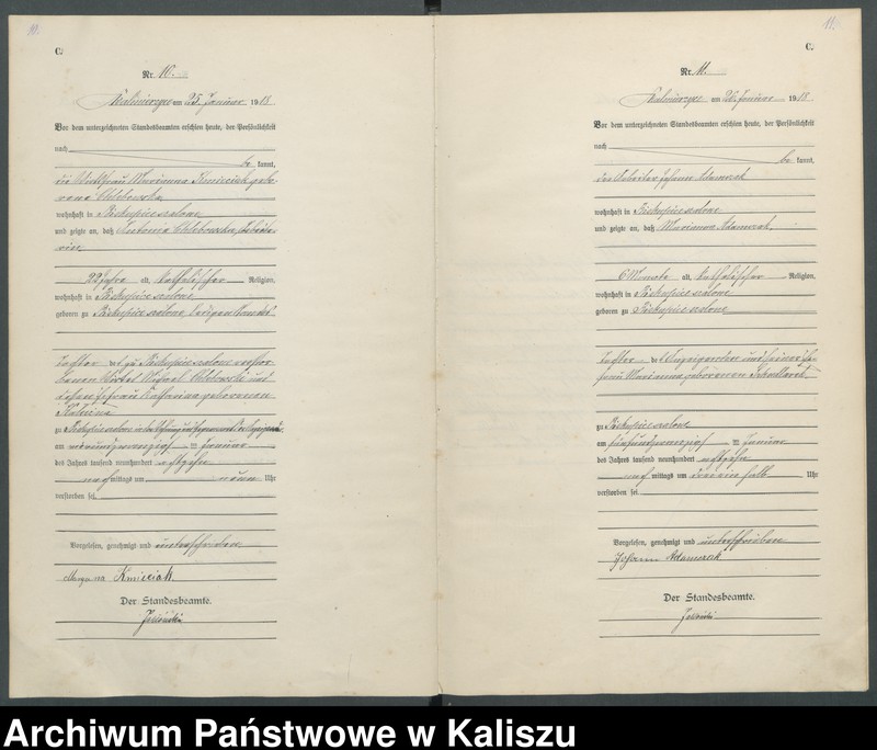 Obraz 10 z jednostki "[Księga zgonów]"