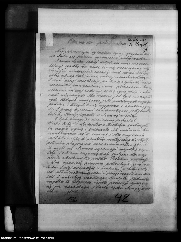 Obraz 5 z jednostki "Korespondencja Polaków przebywających w Lipsku i Saksonii w sprawie pomocy materialnej."