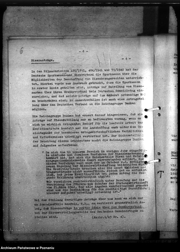 Obraz 10 z jednostki "Rundschreiben des Sparkassen- und Giroverbandes Wartheland"