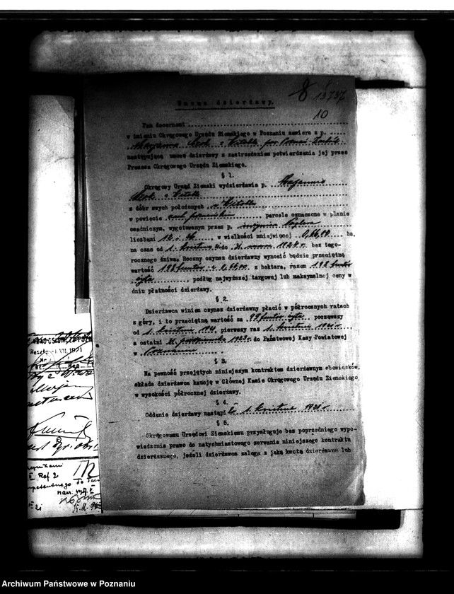 Obraz 14 z jednostki "Parcelacja majątku Witobel powiatu poznańskiego działka nr 12/26. Marianna Czok"