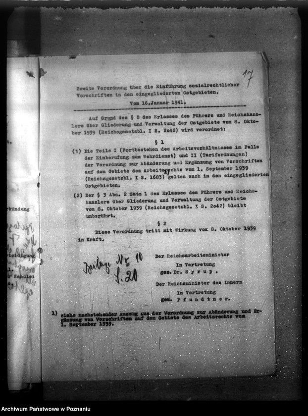 Obraz 20 z jednostki "Verordnungsblatt Nr. 42 i 43"