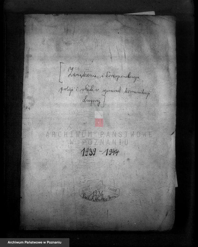 Obraz 5 z jednostki "Zarządzenia i korespondencja policji i władz w sprawach komunikacji drogowej"