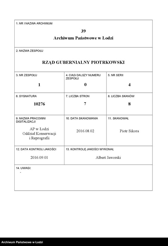 image.from.unit.number "Proekt˝ Gotfrida Batuška na perestr[ojku] okna na dveri v˝ 1-o ět[ažnom] domě pod˝ No 12/1298 po Novoj ul[ice] v˝ g[orode] Lodzi"