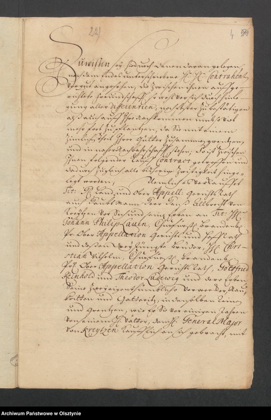 image.from.unit.number "Naukritten und Gatteritz, H. [Haupt] A. [Amt] Brandenburg [Pokarmin]. Acta den Consens zum Verkaufe durch den Ober=Appelations=Gerichts=Rath u Hauptamtmann zu Taplacken, Hans Albrecht v. [von] Kreytzen an den Ober=Appellationsgerichts=Rath Joh. [Johann] Philipp Lau"
