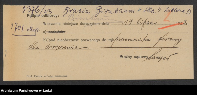 Obraz 4 z jednostki "Bracia Birnbaum i H.Feitlowicz- kupno i sprzedaż towarów manufakturowych"