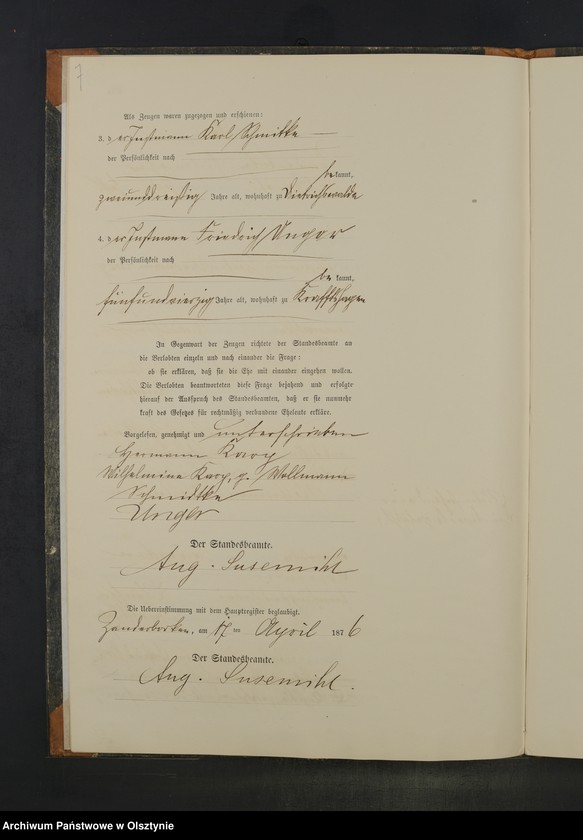 Obraz 10 z jednostki "Heiraths-Neben-Register Nr 1 - 16"