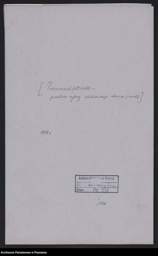 Obraz 2 z jednostki "[Provinzialfettstelle - powiatowe wykazy odstawionego tłuszczu (masło)]"