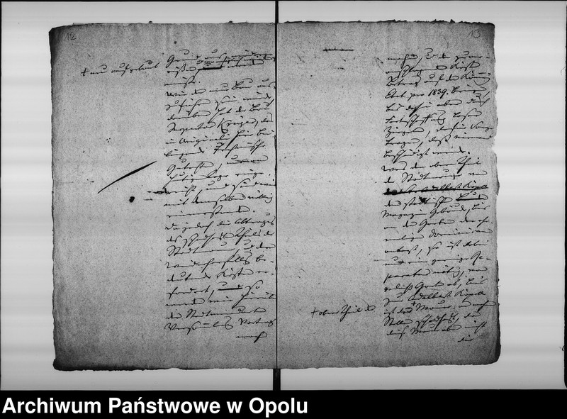 Obraz 12 z jednostki "Acta specialia des Magistrats zu Oppeln über die Herstellung der schadhaften Mauer um dem Apotheker Hemsalechschen Garten. de Anno 1838"