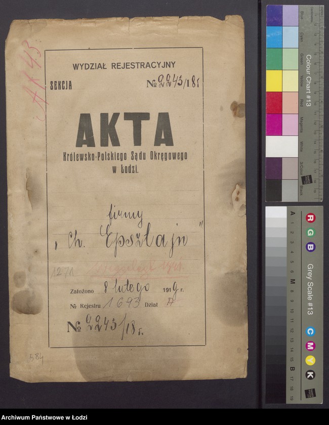 Obraz 2 z jednostki "Chaskiel Epsztajn- sprzedaż mięsa"