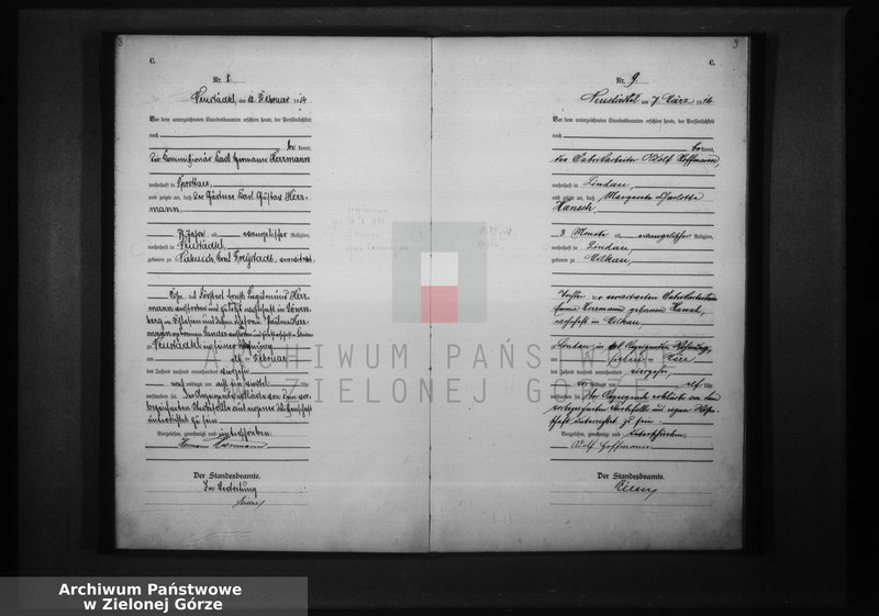 Obraz 9 z jednostki "Sterbe-Haupt-Register 1914 vol. I"