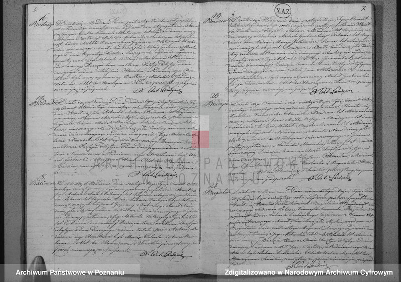 Obraz 6 z jednostki "Akta urodzeń, małżeństw i zgonów"