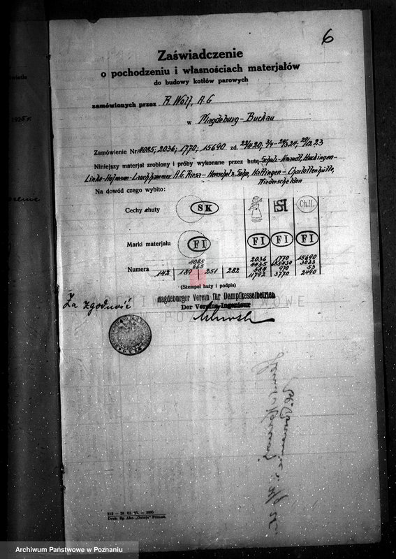 Obraz 11 z jednostki "Majętność rolna Tworzanice, pow. leszczyński Stanisław Kamoski nr woj. kotła 5868"