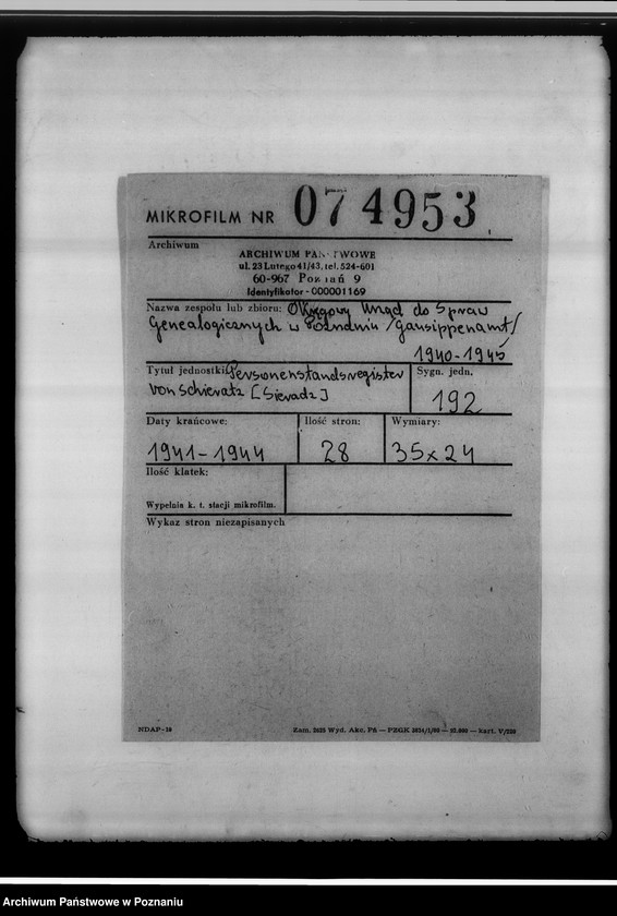 image.from.unit.number "Personenstandsregister von Schieratz [Sierzdz]"