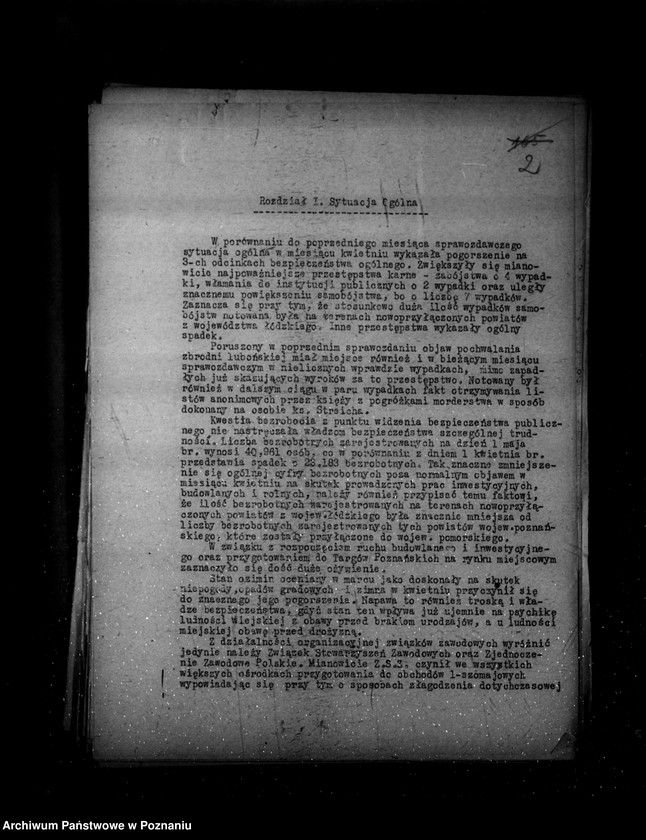 Obraz 6 z jednostki "Sprawozdania ze stanu bezpieczeństwa za miesiąc kwiecień-maj-czerwiec 1938 r."