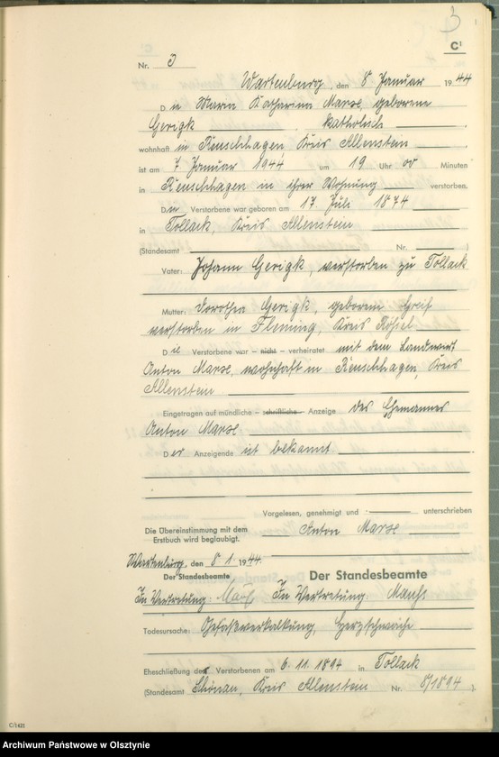 image.from.unit.number "Sterbebuch /Zweitbuch/ Nr 1 - 213"