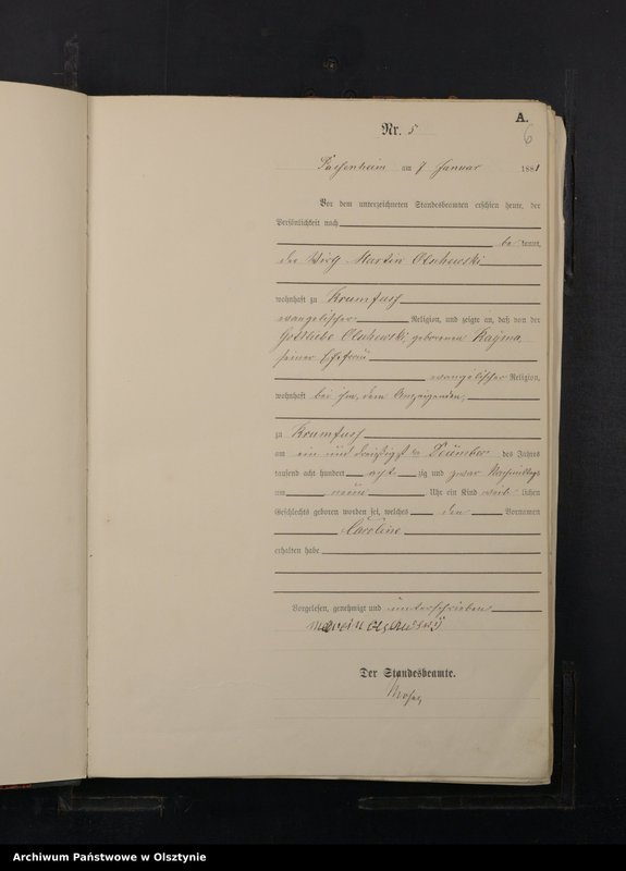 image.from.unit.number "Geburts-Haupt-Register Nr 1 - 207"