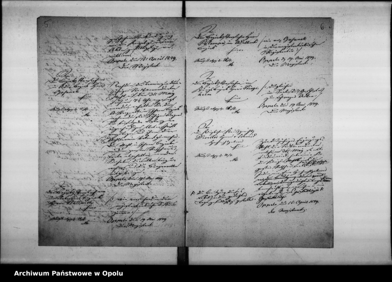 Obraz 8 z jednostki "Acta des Magistrats zu Oppeln betreffend die Ergänzungswahl der Stadtverordneten pro 1849/ 50"