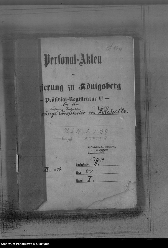 Obraz 3 z jednostki "Kasse Inspektor von Wacholtz [Georg]"