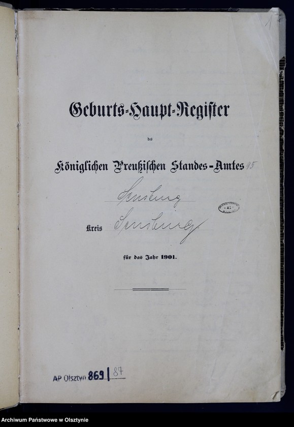 image.from.unit.number "Geburts-Haupt-Register Nr 1 - 354"