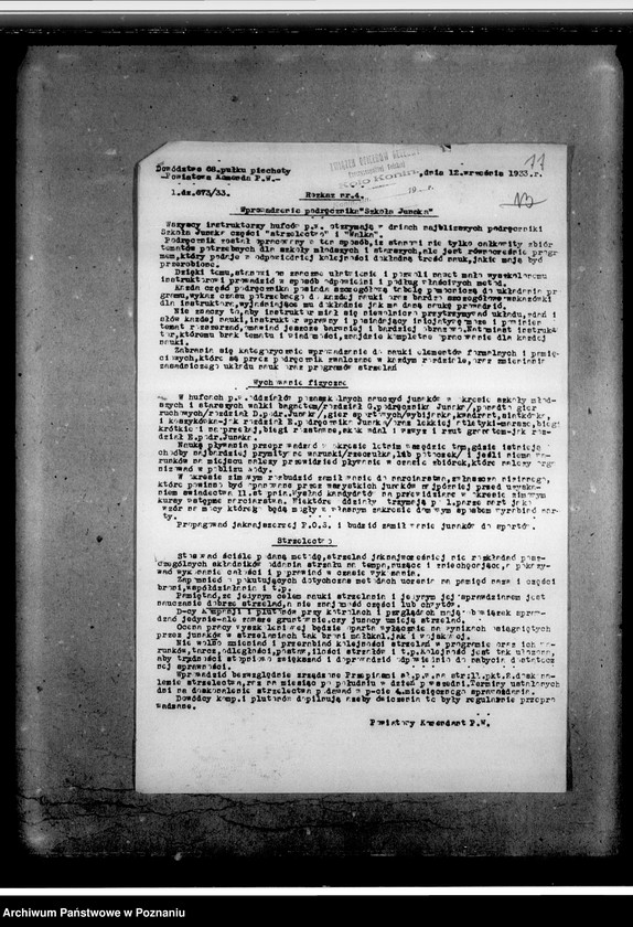 Obraz 15 z jednostki "Protokoły, rozkazy, komunikaty, okólniki, sprawozdania Związku Oficerów Rezerwy Rzeczypospolitej Polskiej. Regulamin dla Kół Podchorążych Rezerwy"