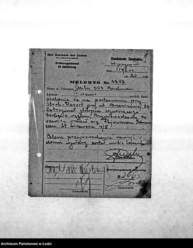 Obraz 4 z jednostki "[Sprawy karne: zeznania, meldunki, oskarżenia]"