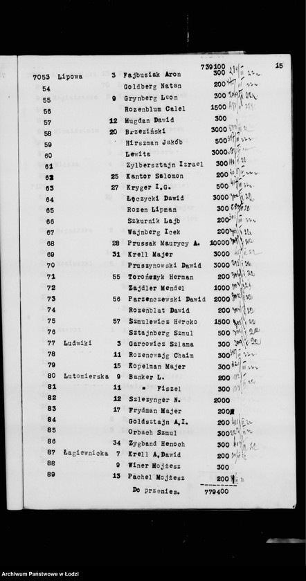 Obraz 18 z jednostki "Rejestr poborczy"