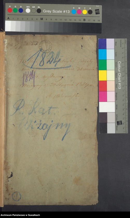 image.from.unit.number "Wizajny Rzym.-Kat. 1824. [Dokumenty do akt małżeństw]"