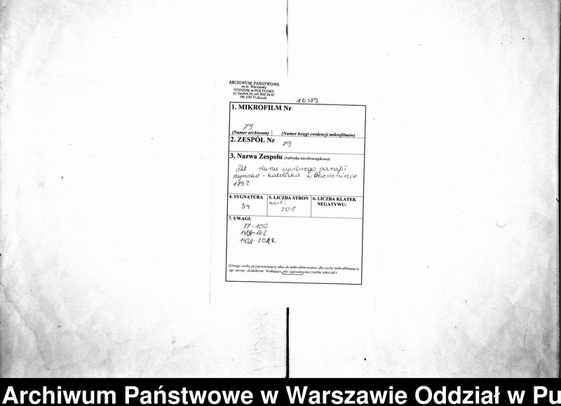 image.from.unit.number "Akta urodzeń, małżeństw i zgonów"