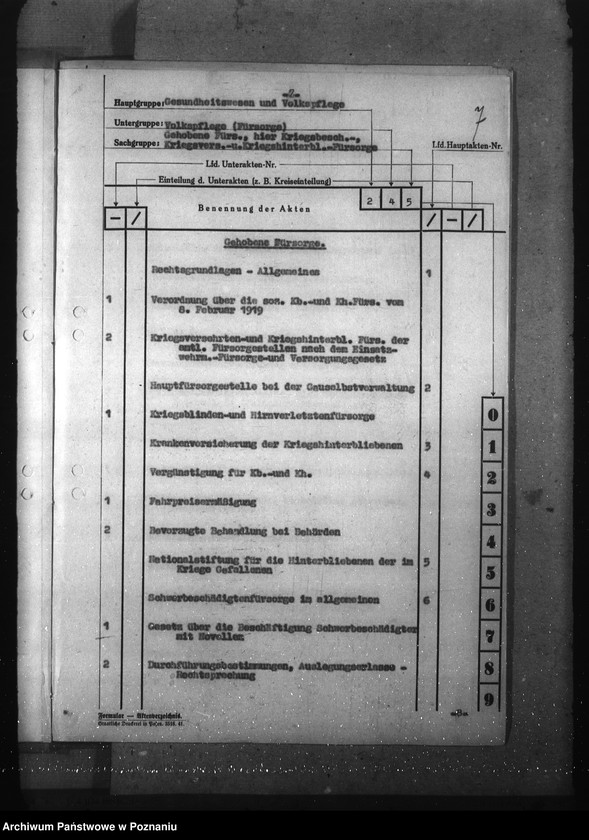 Obraz 11 z jednostki "Registratur Volkspflege"