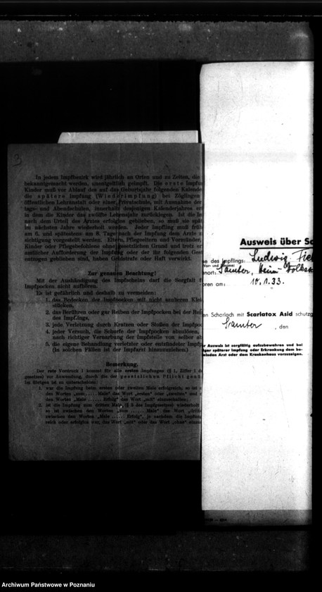 Obraz 7 z jednostki "[Akta personalne wychowanka Ludwika Fiebiga, ur. 10 I 1933]."