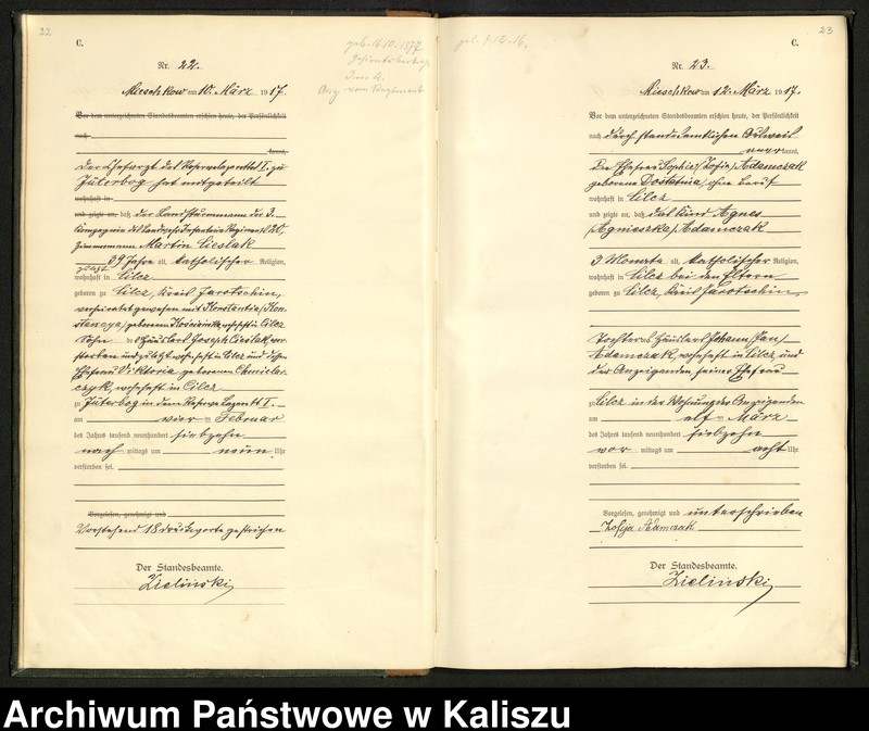 Obraz 15 z jednostki "Księga miejscowa zgonów"