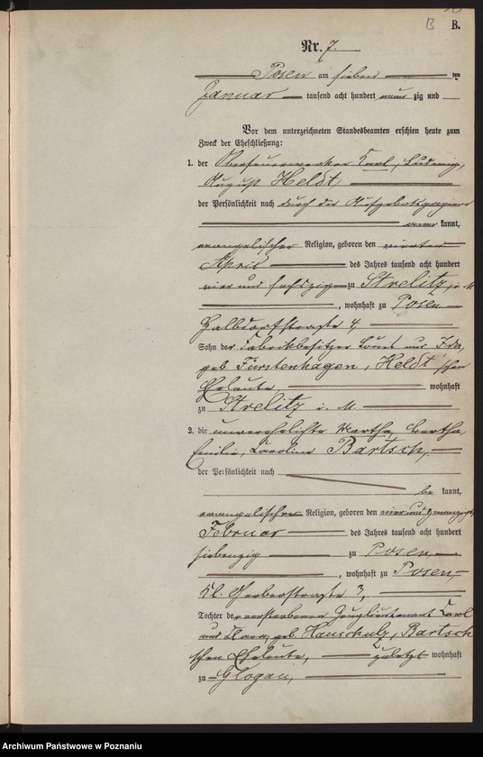 Obraz 16 z jednostki "Księga małżeństw t. I"