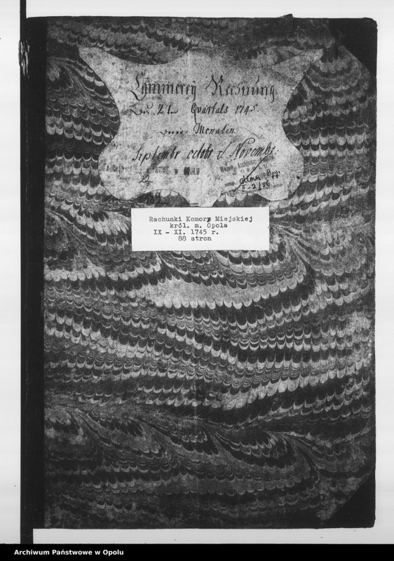 Obraz 4 z jednostki "Cämmerey Rechnung des 2ten Quartals 1745 derer Monaten Septembr, Octobr & Novembr."