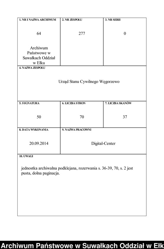 image.from.unit.number "Heiraths-Neben-Register des Preussischen Standes-Amtes Angerburg Kreis Angerburg"