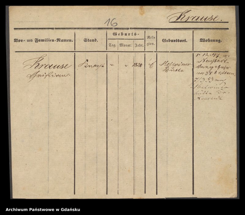 image.from.unit.number "Karty meldunkowe: Krause Charlotte - Krause Emil"